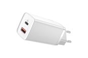 Mobile - Adapters & Chargers - Baseus Quick Travel Charger  GaN2 Lite USB+C 65W EU - CCGAN2L-B02