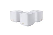Nätverk - Router - ASUS ZenWiFi XD4 Plus White (3-Pack) - Mesh router Wi-Fi 6 - 90IG07M0-MO3C40