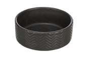 Hundar - Trixie Ceramic Bowl dog 0.4 l/ø 13 cm black - TX25020