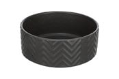 Hundar - Trixie Ceramic Bowl dog 0.9 l/ø 16 cm black - TX25021