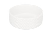 Hundar - Trixie Ceramic Bowl dog 0.4 l/ø 13 cm white - TX25023