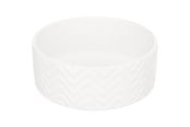 Hundar - Trixie Ceramic Bowl dog 0.9 l/ø 16 cm white - TX25024