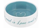 Hundar - Trixie Pet's Home Ceramic Bowl Blue 1.4L 20cm - TX25052