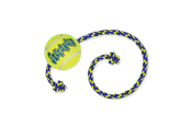 Hundar - KONG Dog Toy SqueakAir Ball with Rope - 340469