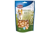 Hundar - Trixie PREMIO Chicken Cheese Rolls 100 g - TX31589