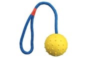Hundar - Trixie Ball on a Rope ø6cm assorted colours - TX3305