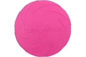 Hundar - Trixie Dog Disc Frisbee Natural Rubber Pink 24cm - TX33503
