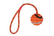 Hundar - Trixie Wavy Ball on a Rope for Dogs ø 6/30 cm orange - TX33724