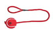 Hundar - Trixie Tennis Ball on a Rope ø 6/50 cm assorted colours - TX3479