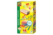 Kreativa spel - SES Creative Crayons with Eraser - 00208