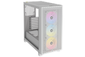 Chassi - Corsair 3000D RGB AIRFLOW TG - White - Chassi - Miditower - Vit - CC-9011256-WW