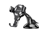 Andra mobiltillbehör - Baseus Osculum gravitational phone holder (black + silver) - SUYL-XP0S