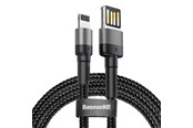 USB-kabel - Baseus Lightning USB cable (reversible) Cafule 2.4A 1m (gray-black) - CALKLF-GG1