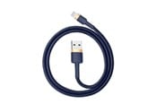 USB-kabel - Baseus Cafule Lightning cable 2.4A 1m (Gold+Dark blue) - CALKLF-BV3
