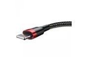 USB-kabel - Baseus Cafule USB Lightning Cable 2.4A 0.5m (Red+Black) - CALKLF-A19