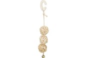 Fågelleksaker - Trixie 3 Rattan balls with bell 24 cm - TX51693