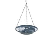 Fågelburar, hus och tillbehör - Trixie Bird bath hanging ceramic 550 ml/ø 26 cm blue - TX55520