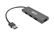 USB Hub - Tripp Lite 4-Port Portable Slim USB 3.0 Superspeed Hub w/ Built In Cable - hub - 4 ports USB Hub - 4 porte - Svart - U360-004-SLIM