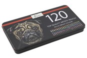 Konst- och hantverksmaterial - Nassau Colored pencils 120 pcs. in metal box - AR0215/GE