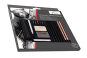 Konst- och hantverksmaterial - Nassau Drawing set 24 pieces. - AR0217/GE