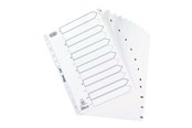 Fickor, Omslag & Register - Oxford ELBA StrongLine - divider - for A4 - white - 100204771
