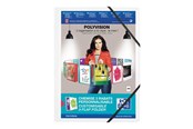 Mappar och Skrivplattor - ELBA Polyvision - 3-flap folder - for A4 - opaque white - 100209071