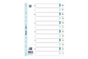 Fickor, Omslag & Register - Oxford ELBA StrongLine - divider - for A4 - white - 400021040