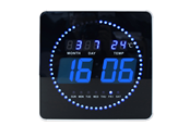Decoration - Unilux Flo LED klocka, svart - 400124566