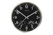 Decoration - Unilux Wetty klocka, svart/silver - 400140807