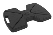 Ergonomi - Unilux Updown fotstöd och vippbräda., svart - 400095456