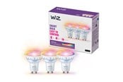 Smarta Hem - WiZ Color GU10 Smart Spot Lampa 3-pack - RGB/16 miljoner färger + Dimbar Vit LED - 929003772333