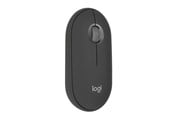 Mus - Logitech Pebble Mouse 2 M350s Wireless - Tonal Graphite - Mouse - Optic - 3 knappar - Svart - 910-007015