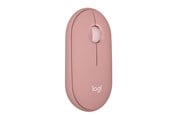 Mus - Logitech Pebble Mouse 2 M350s Wireless - Tonal Rose - Mouse - Optic - 3 knappar - Röd - 910-007014
