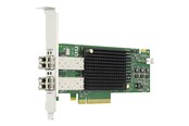 Nätverkskort (adaptrar osv.) - Emulex LPe31002 Gen 6 (16Gb) dual-port HBA (upgradeable to 32Gb) - host bus adapter - PCIe 3.0 x8 - 16Gb Fibre Channel x 2 - LPE31002-M6