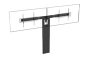 Väggfäste, AV-Möbel - Vision VFM-F50/D stand - motorised - for 2 flat panels - black - Max 95 kg - recommended for 86" - VFM-F50/D