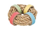 Gnagare - Trixie Sea grass ring with paper rings ø 8 cm - TX61826
