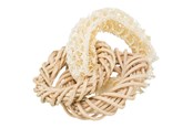 Gnagare - Trixie Loofah ring with rattan and corn leaf ring ø 13 cm - TX61828