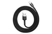 USB-kabel - Baseus Cafule USB Lightning Cable 2.4A 1m (Gray+Black) - CALKLF-BG1