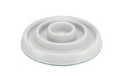 Hundar - Trixie Slow Feeding bowl plastic/TPR 0.45 l/ø 23 cm grey - TX25029