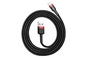 USB-kabel - Baseus Cafule Cable USB Lightning 2A 3m (Black+Red) - CALKLF-R91