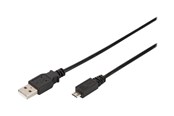 USB-kabel - DIGITUS - USB cable - USB to Micro-USB Type B - 1.8 m - AK-300110-018-S