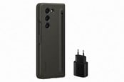 Andra mobiltillbehör - Samsung Galaxy Z Fold5 Starter Pack (Slim S-pen Case + TA800 Charger) - EF-OF94KKBEGWW