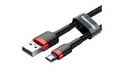 USB-kabel - Baseus Cafule Micro USB Cable 2A 3m (Black+Red) - CAMKLF-H91