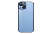 Mobile - Covers & Cases - Baseus Glitter Transparent Case and Tempered Glass set for iPhone 14 Plus (blue) - ARMC021403