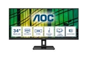 Skärm - 34" AOC U34E2M - 3440x1440 (UWQHD) - 100Hz - VA - U34E2M