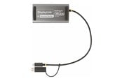 Displaykabel - StarTech.com USB-C to Dual-HDMI Adapter USB-C or A to 2x HDMI 4K 60Hz 100W PD Pass-Through 1ft (30cm) Built-in Cable External Video Graphics Adapter - 109B-USBC-HDMI
