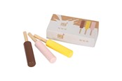 Rollek - Small Foot Wooden Play Food Ice Cream 3 pcs - 12351