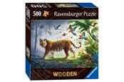 Pusselspel - Ravensburger Wooden Jungle Tiger 500p - 10217514