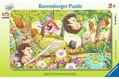 Pusselspel - Ravensburger Funny Garden Animals (15) - 10105661