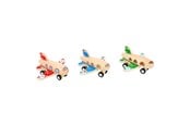 Träleksaker - Small Foot - Wooden Pull-back Plane per piece - 10688